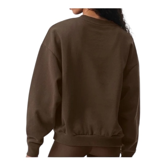ALO Yoga Brown Crewneck Sweatshirt - Picture 10 of 11